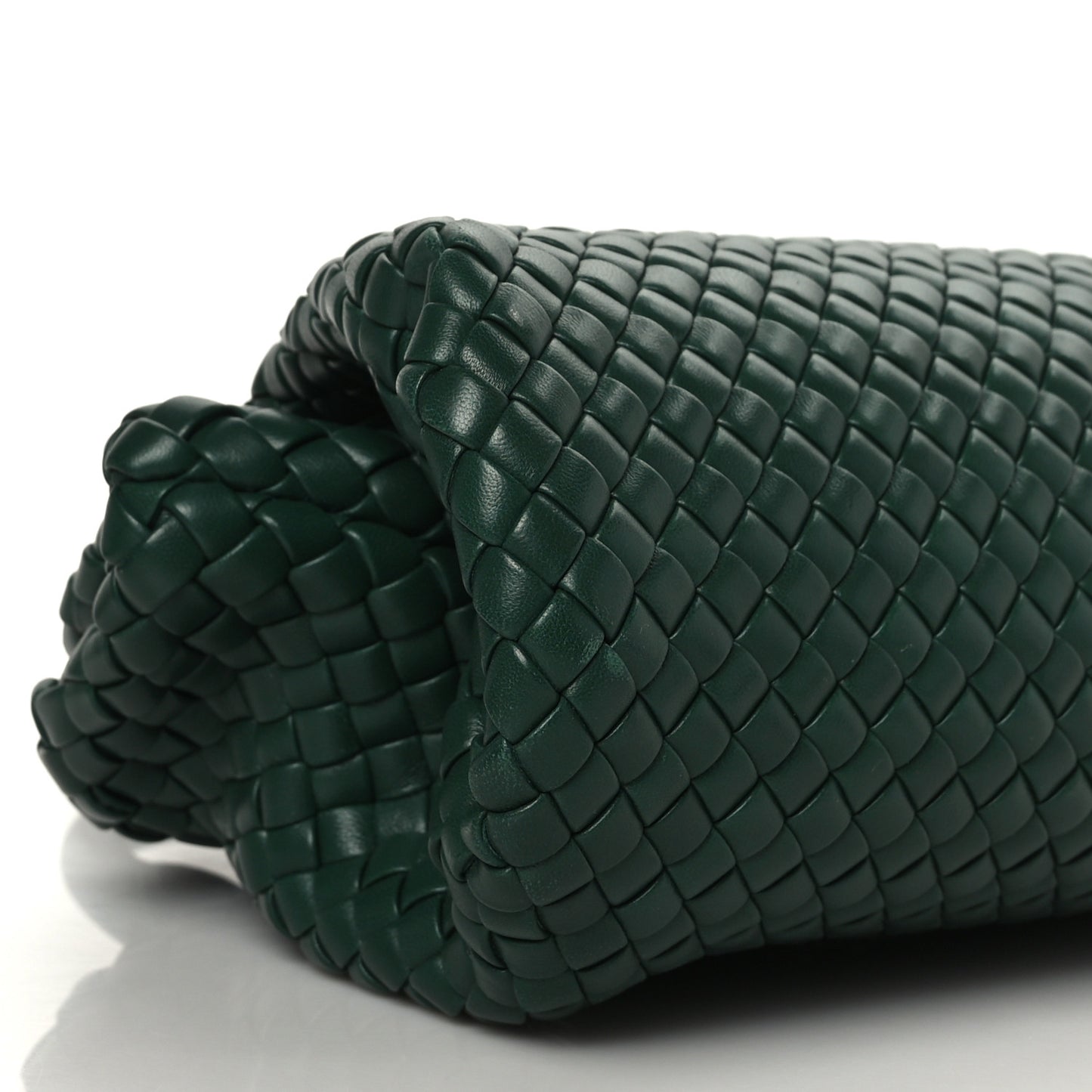 Nappa Intrecciato Small Handle Bag Raintree