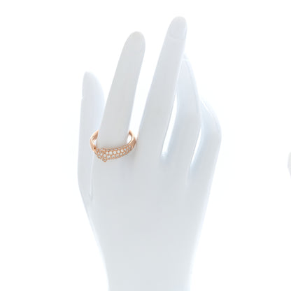 Cartier 18K Pink Gold Diamond Emerald Onyx Panthere De Cartier Ring 62 10 2 of 6