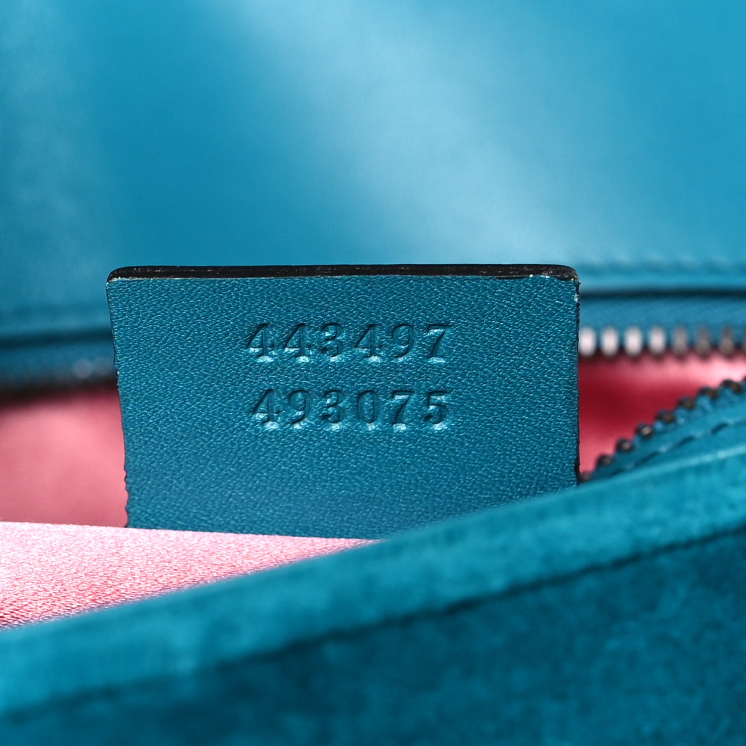 Gucci Velvet Matelasse Small GG Marmont Shoulder Bag Pavone Cyan 7 of 11