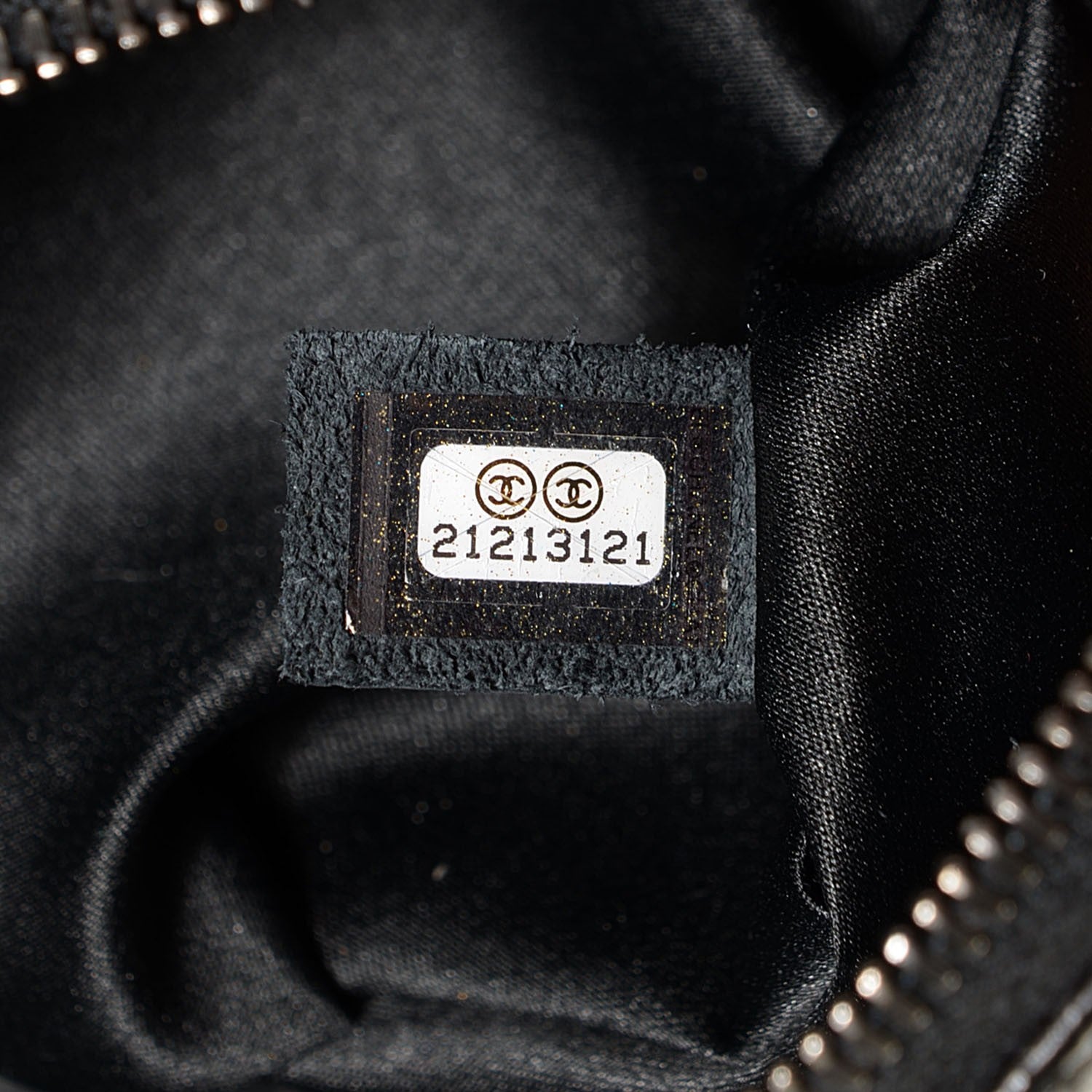 Chanel Lambskin Quilted Banane Waist Bag Fanny Pack Black 8 of 8