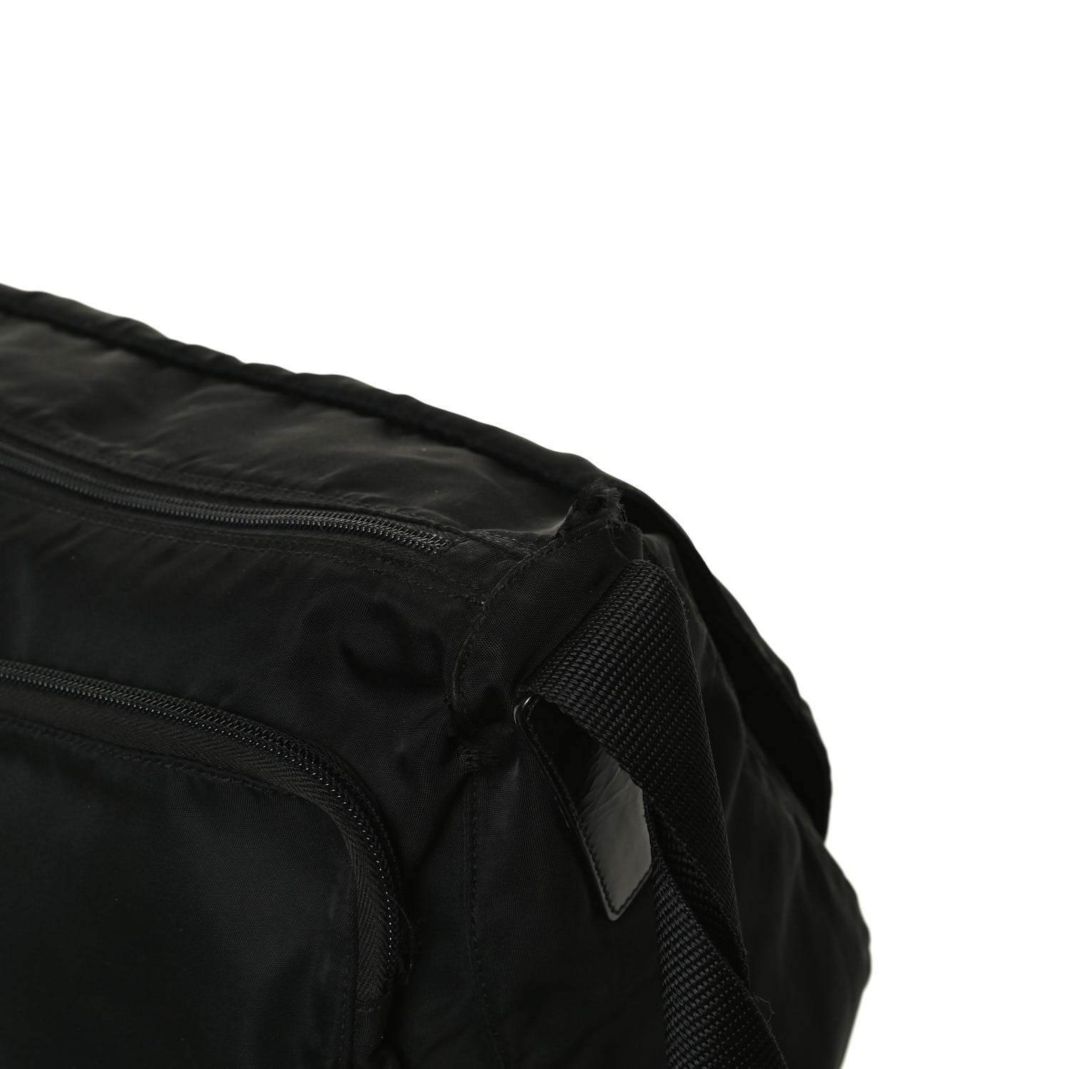Prada Nylon Vela Messenger Bag Black 14 of 20