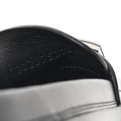 Hermes Calfskin Womens Hot Loafer 37 Black 9 of 10