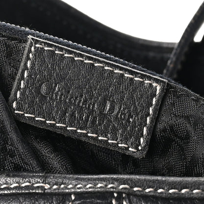 Christian Dior Grained Calfskin Saddle Bag Black 6 of 10