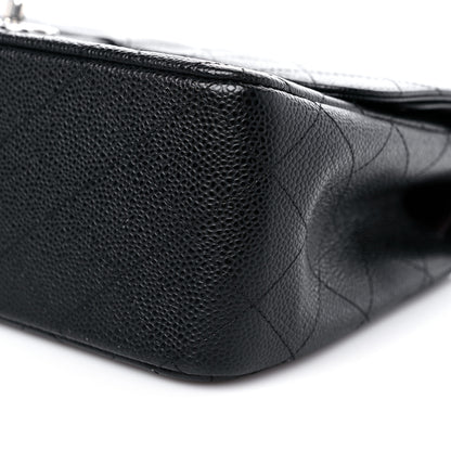 Chanel Caviar Quilted Jumbo Double Flap Black 9 of 11