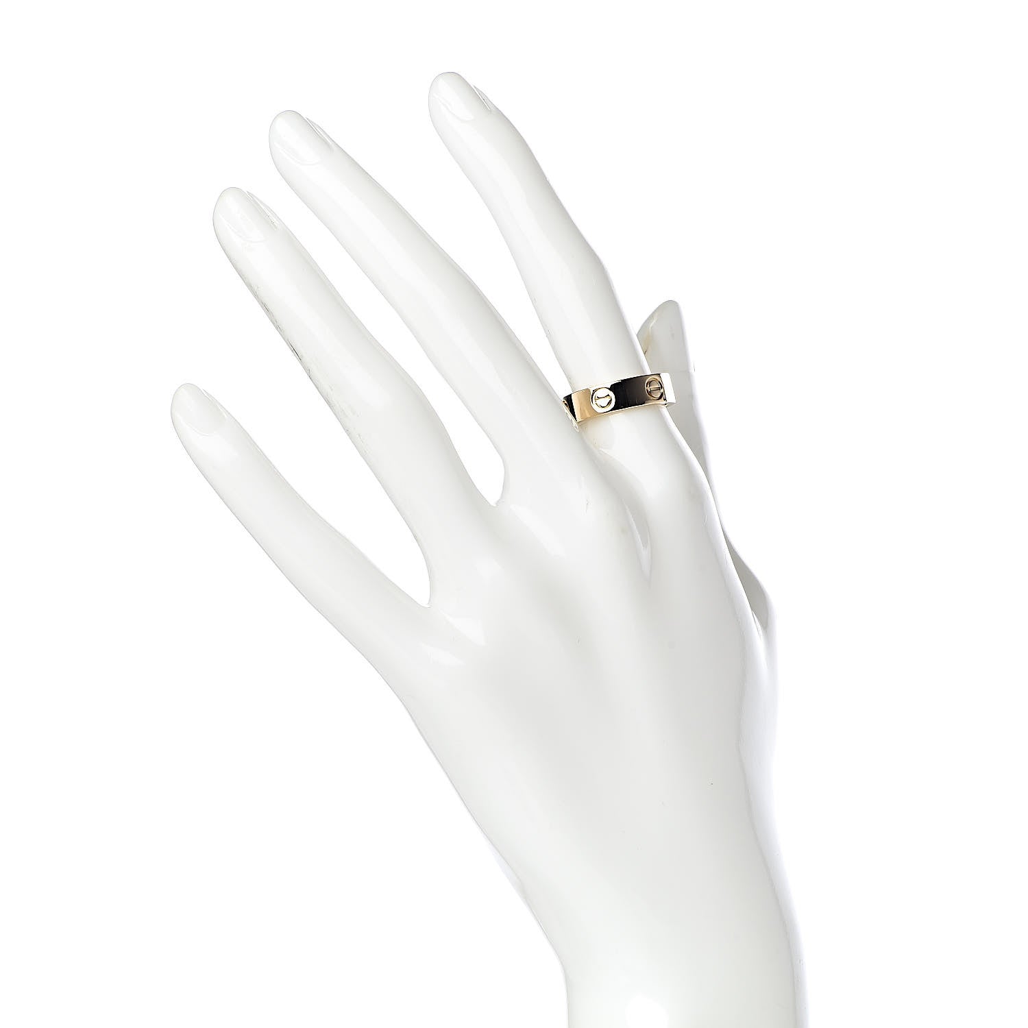 Cartier 18K Yellow Gold 5.5mm LOVE Ring 51 5.75 2 of 4