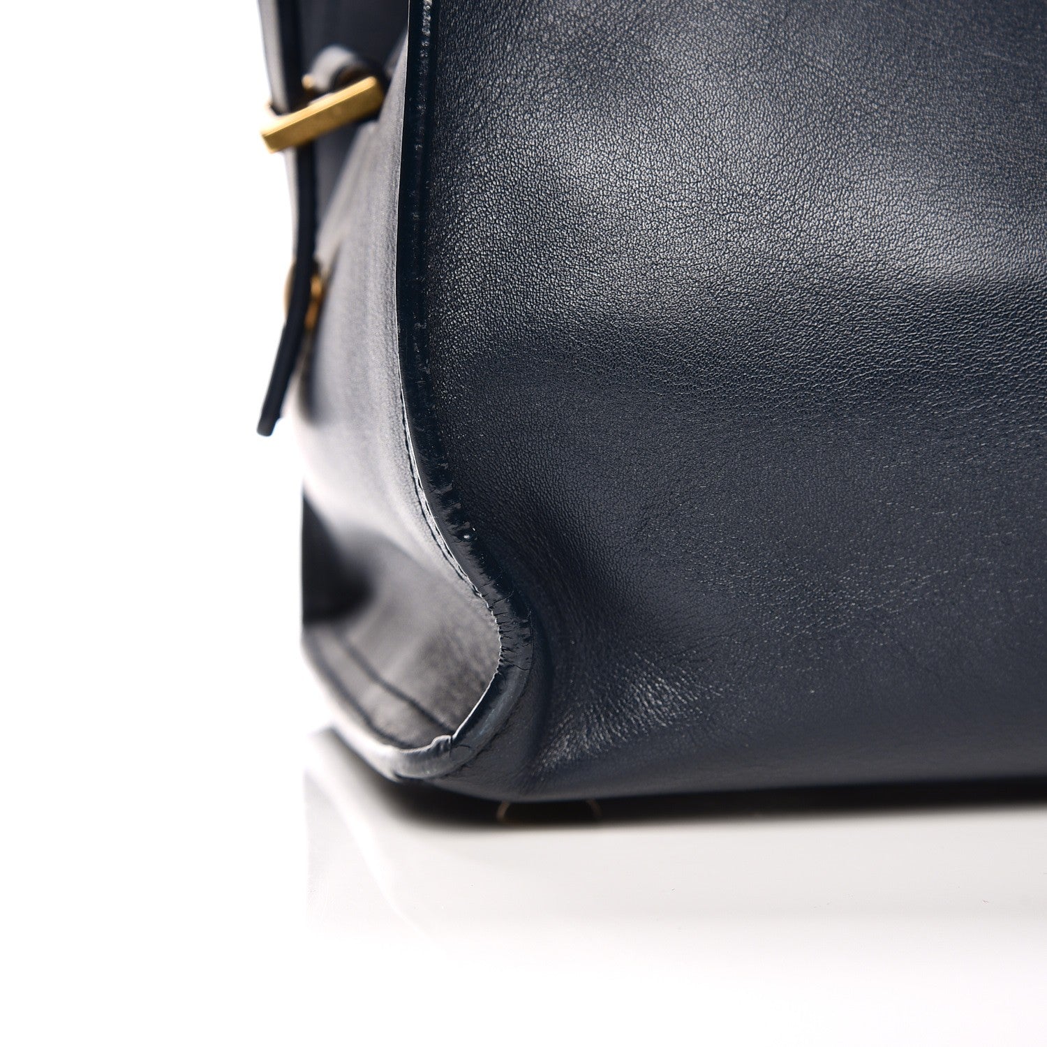 Saint Laurent Calfskin Small Classic Y Cabas Navy Blue 11 of 13