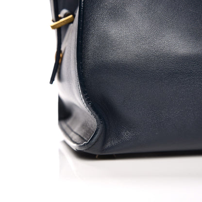 Saint Laurent Calfskin Small Classic Y Cabas Navy Blue 11 of 13