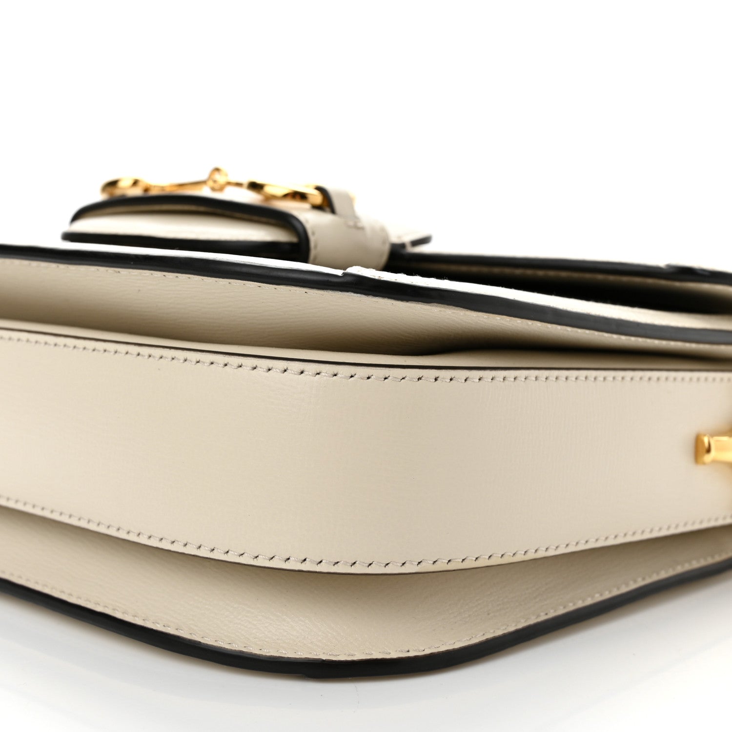 Gucci GG Supreme Monogram Horsebit 1955 Shoulder Bag Beige Mystic White 10 of 12