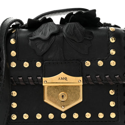 Alexander McQueen Calfskin Studded Mini Wicca Shoulder Bag Black 8 of 11