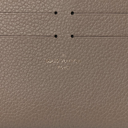 Louis Vuitton Calfskin Felicie Chain Wallet Card Holder Insert Tourterelle 6 of 6