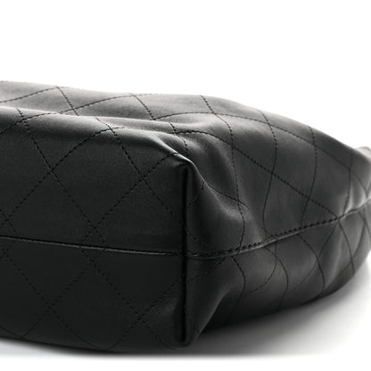 Chanel Calfskin Quilted Maxi Hobo Black 10 of 11