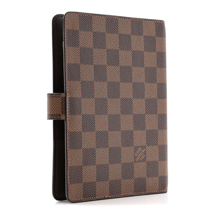 Louis Vuitton Damier Ebene Medium Ring Agenda Cover 3 of 8