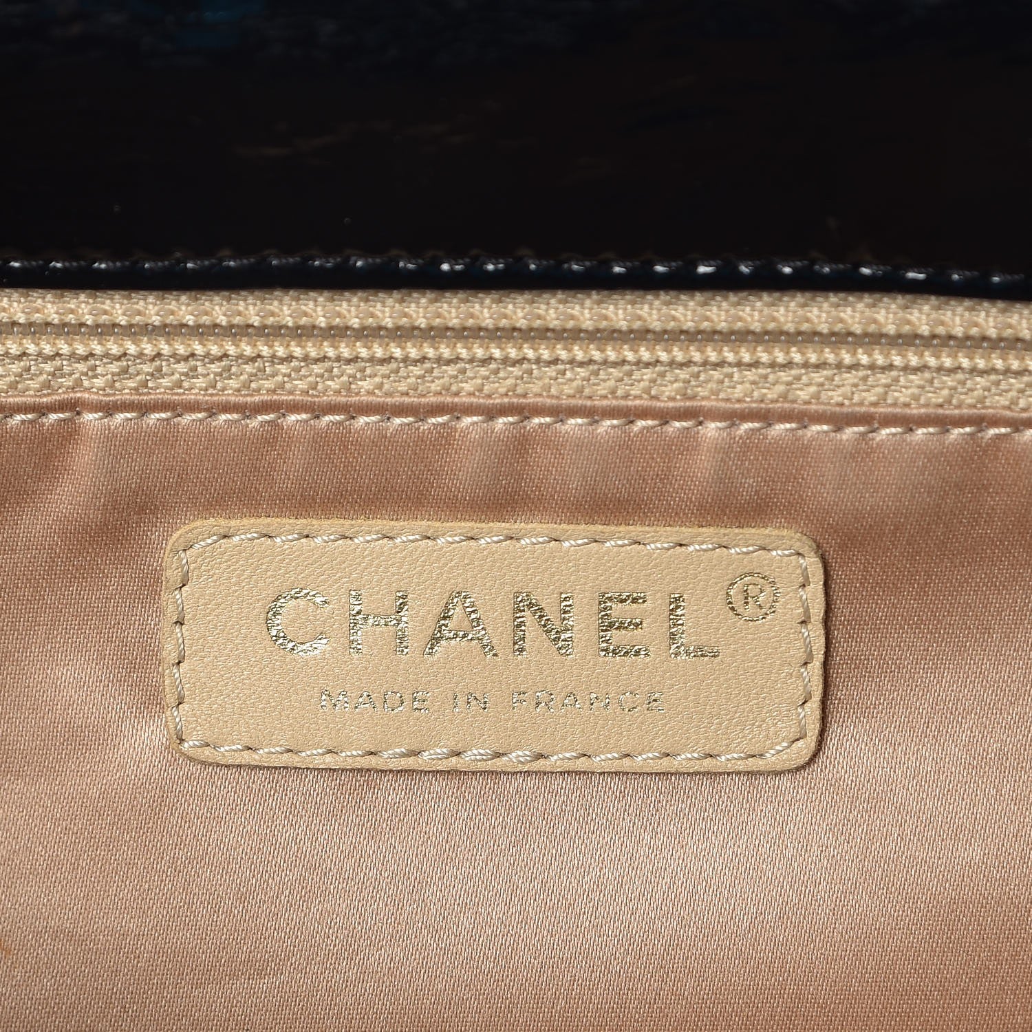 Chanel Vinyl Medium Rock and Chain Flap Black 6 of 9