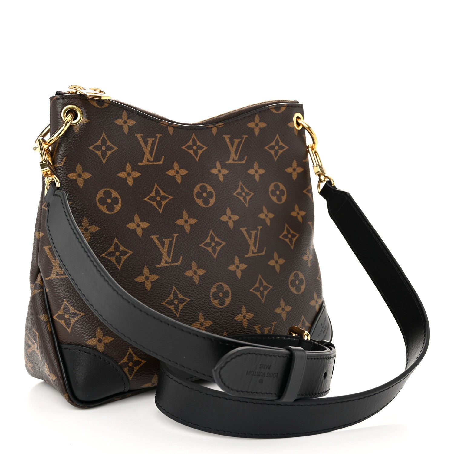 Louis Vuitton Monogram Odeon PM Black 3 of 9