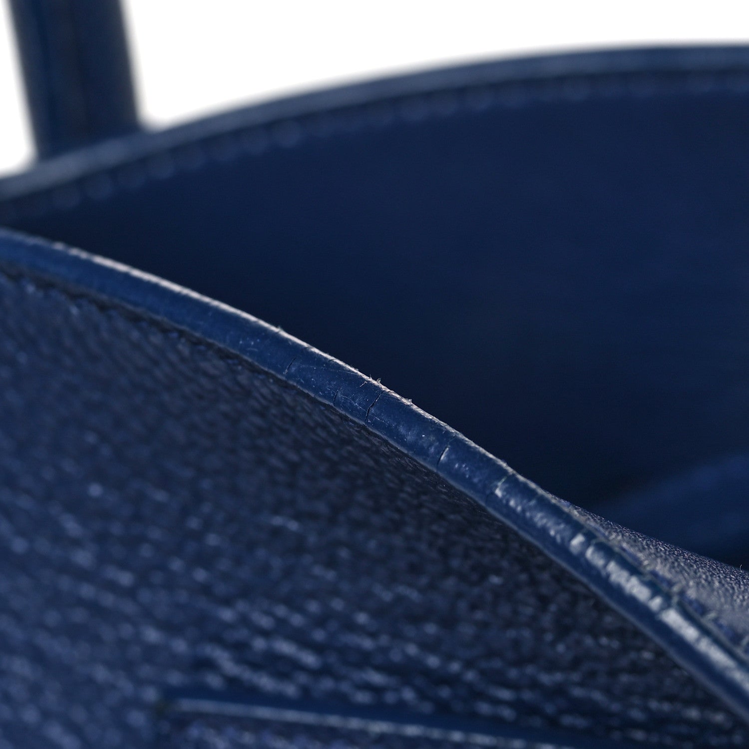 Saint Laurent Grained Calfskin Small Sac De Jour Navy 13 of 13
