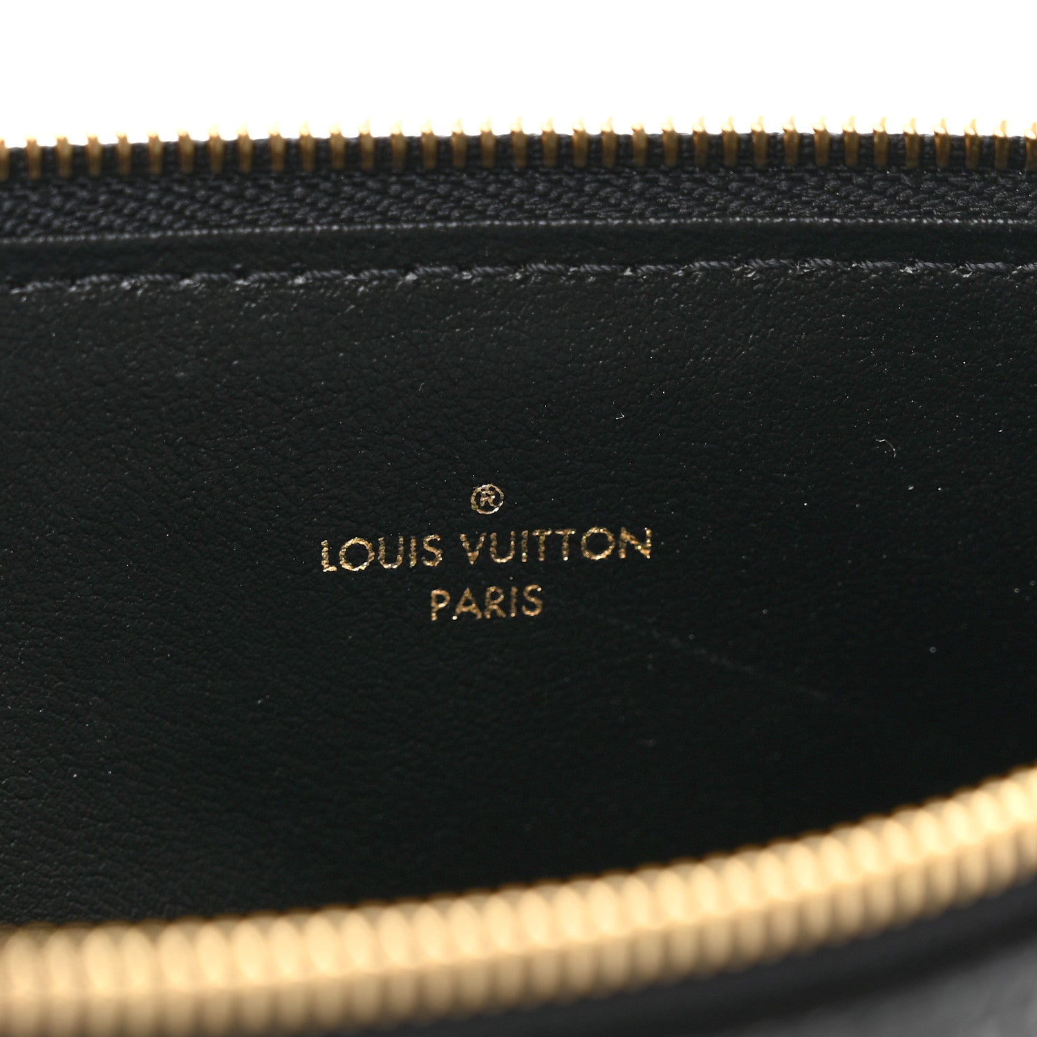 Louis Vuitton Empreinte Monogram Giant Crafty Pochette Felicie Zippered Insert Black 6 of 6
