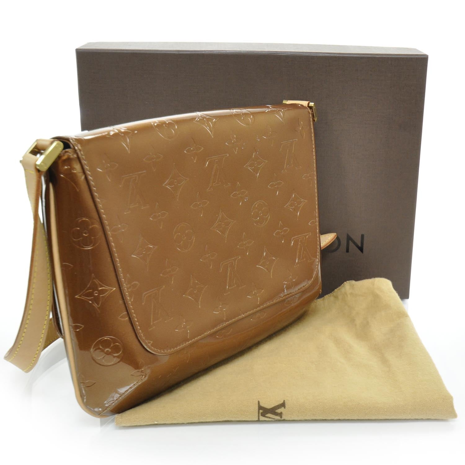 Louis Vuitton Vernis Thompson Street Bronze 3 of 8