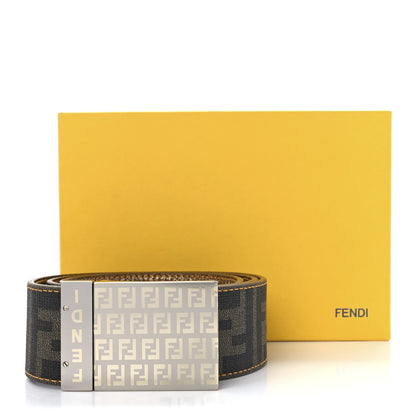 Fendi Zucca Calfskin Belt 90 36 Tobacco 6 of 6