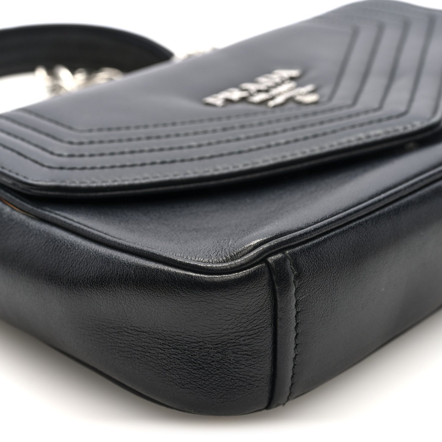 Nappa Diagramme Crossbody Bag Black