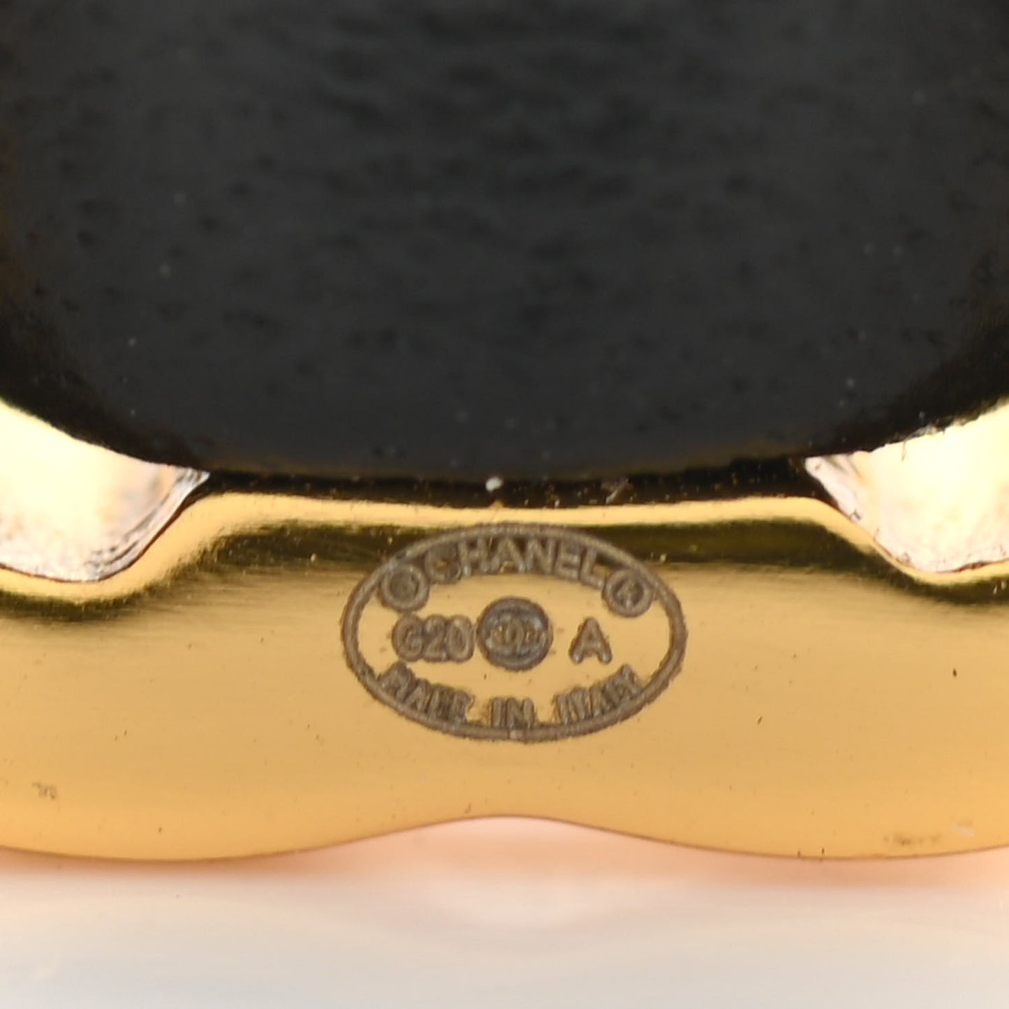 Lambskin More Is More Cuff Bracelet Black Gold