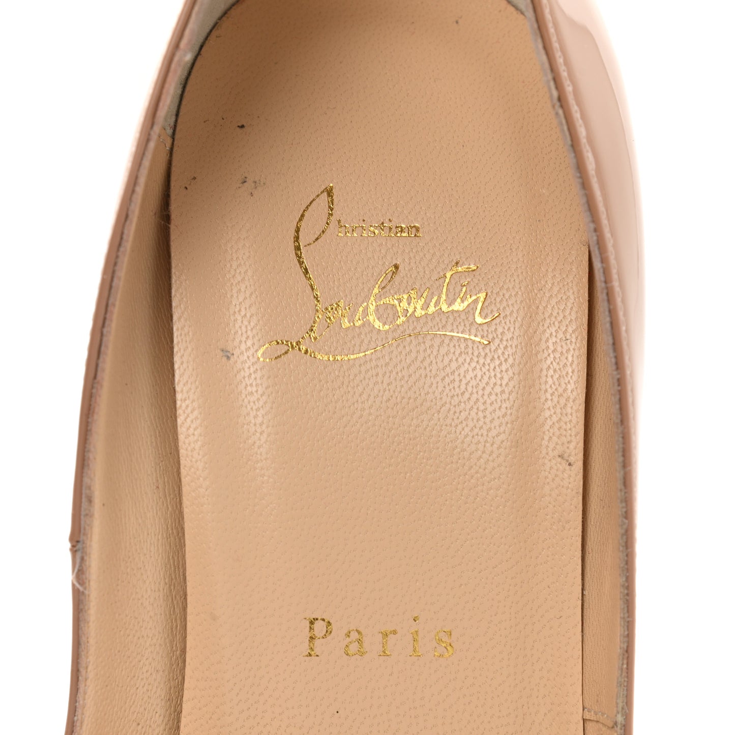 Patent Lady Peep 150 Pumps 40 Nude