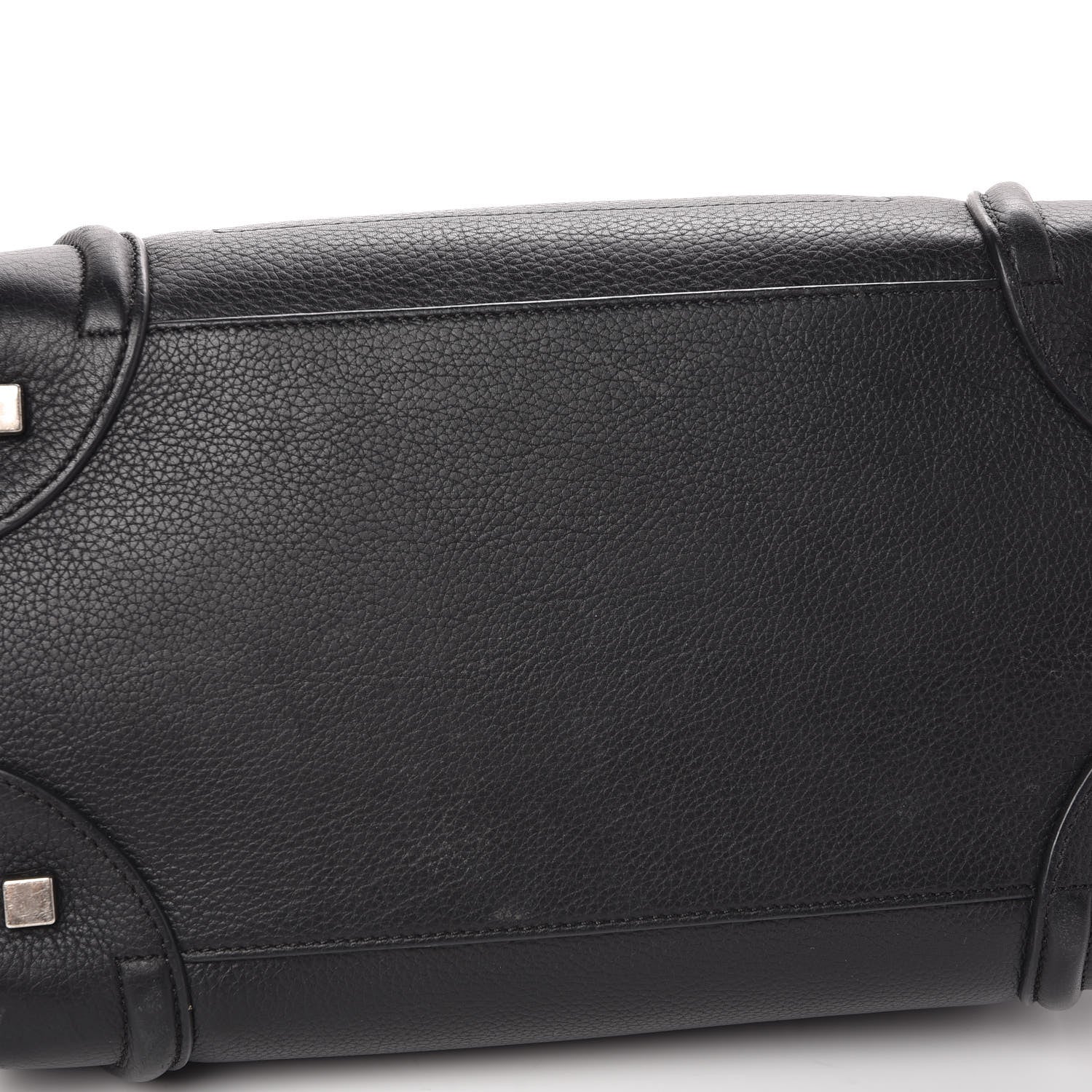 Celine Drummed Calfskin Mini Luggage Black 13 of 20