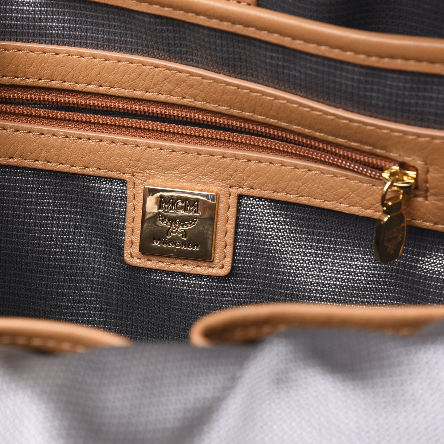Visetos Small Side Stud Stark Backpack Cognac