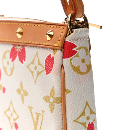 Louis Vuitton Monogram Cherry Blossom Pochette Accessories Red 13 of 15