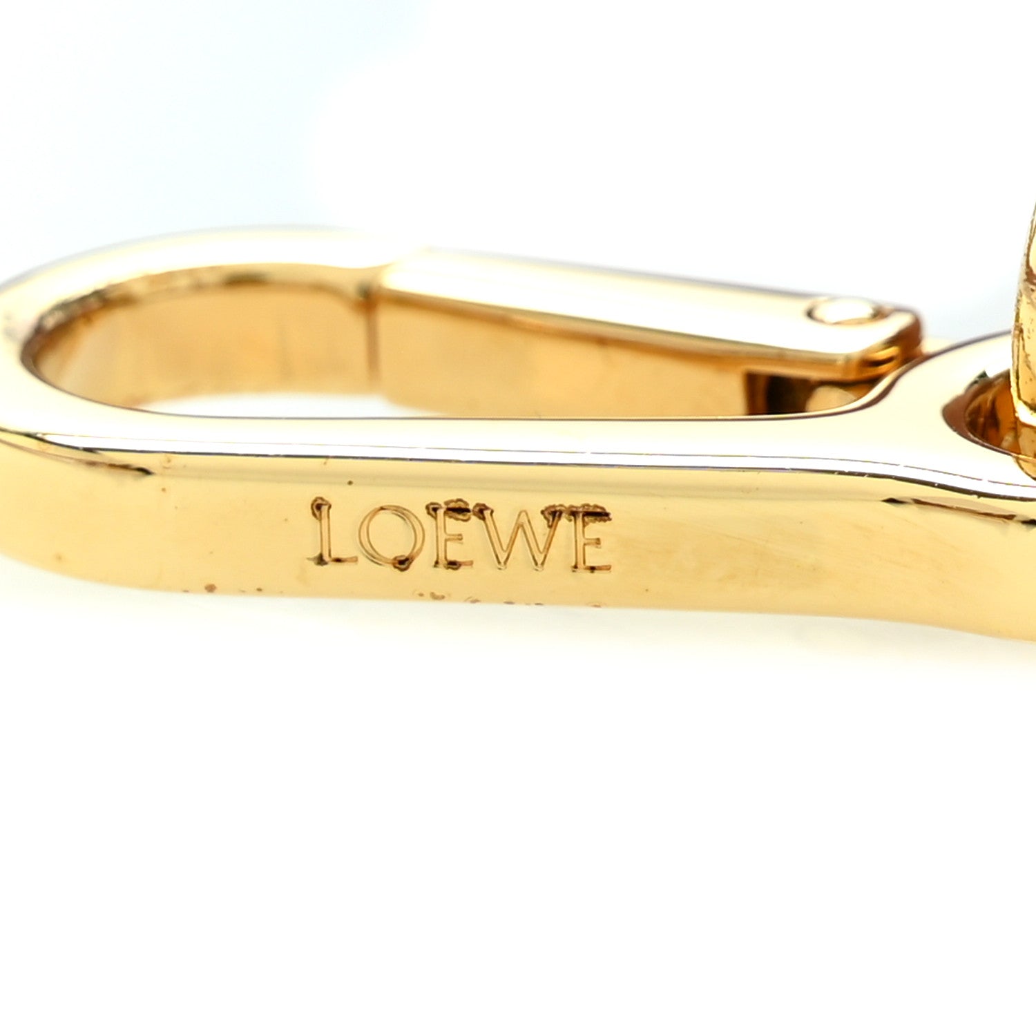 Loewe Calfskin Anagram Cutout Strap  Tan 4 of 5
