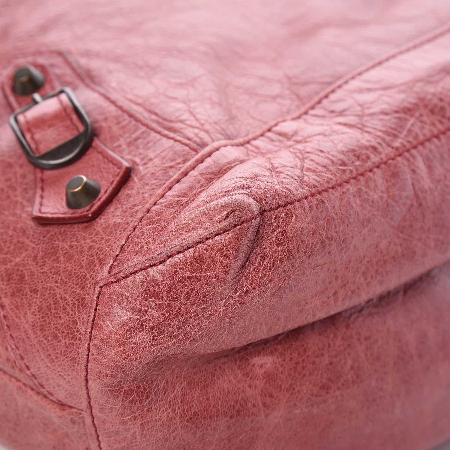 Balenciaga Agneau Classic Hardware Day Hobo Sanguine 13 of 16