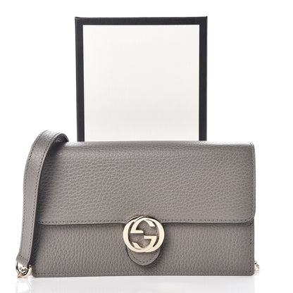 Gucci Dollar Calfskin Interlocking G Chain Wallet Loess 10 of 10