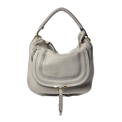 Chloe Calfskin Large Marcie Hobo Dove 1 of 11