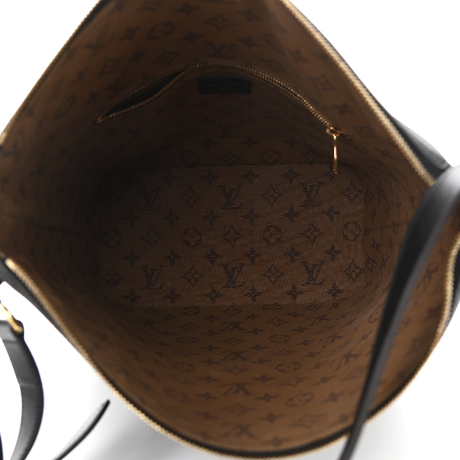 Louis Vuitton Calfskin Cruiser GM Black 4 of 9