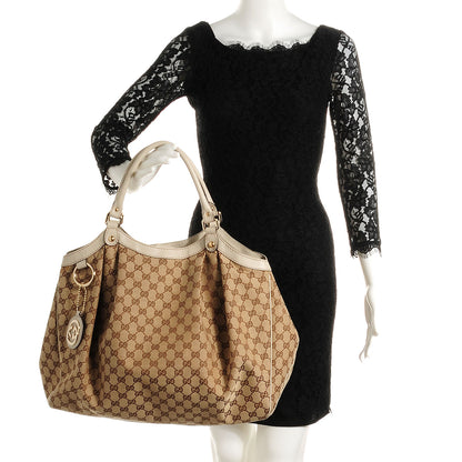 Gucci Monogram Large Sukey Tote Off White 2 of 9
