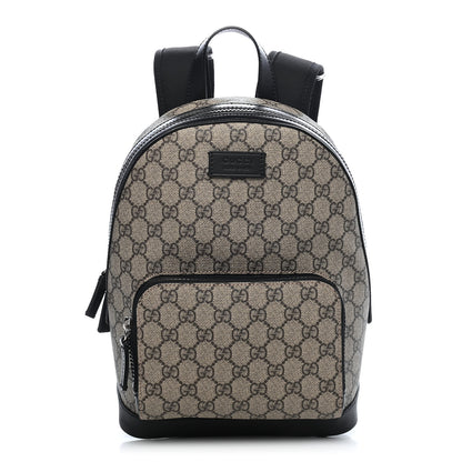 Gucci GG Supreme Monogram Small Eden Day Backpack Black 1 of 9
