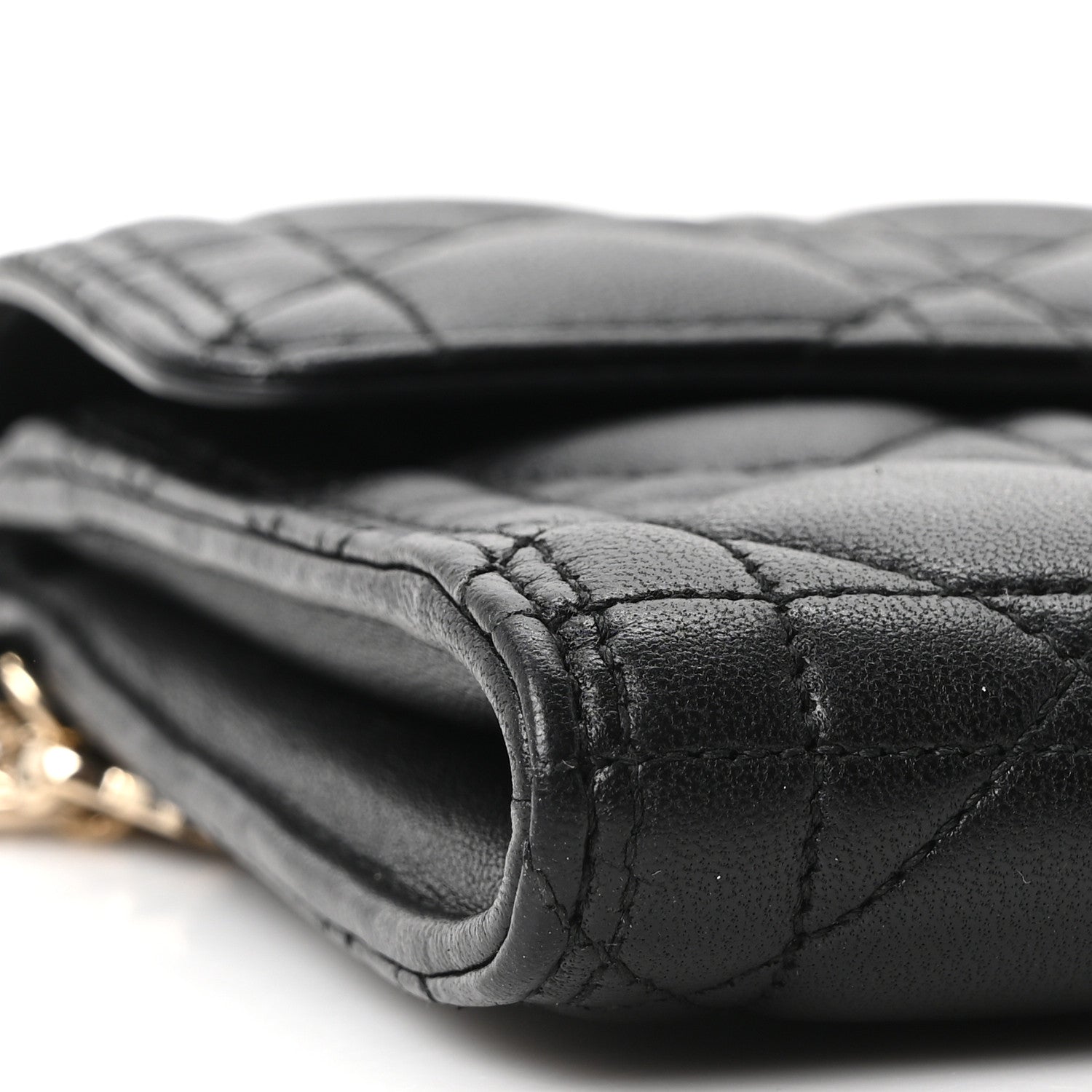Christian Dior Lambskin Cannage Miss Dior Clutch Black 9 of 10