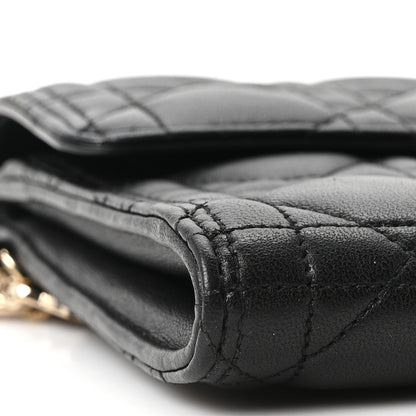 Christian Dior Lambskin Cannage Miss Dior Clutch Black 9 of 10
