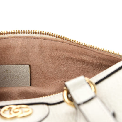Gucci Textured Calfskin Ophidia Boston Bag Mystic White 9 of 10