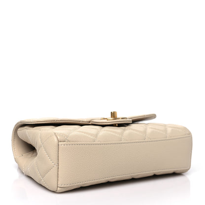 Chanel Caviar Quilted Small Coco First Flap Beige 4 of 10