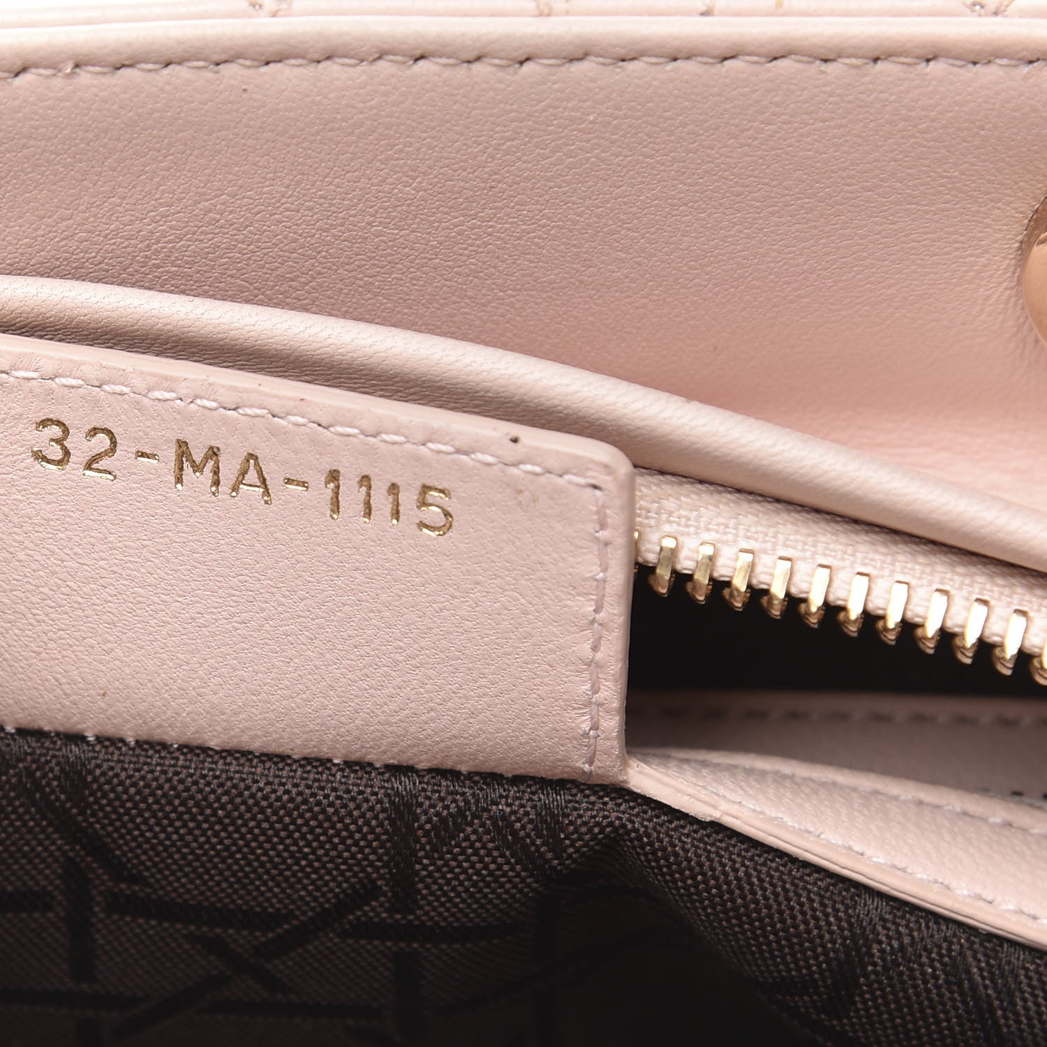 Christian Dior Lambskin Cannage Medium Lady Dior Light Pink 7 of 13