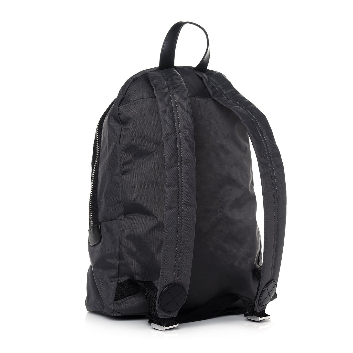 Nylon Biker Backpack Black