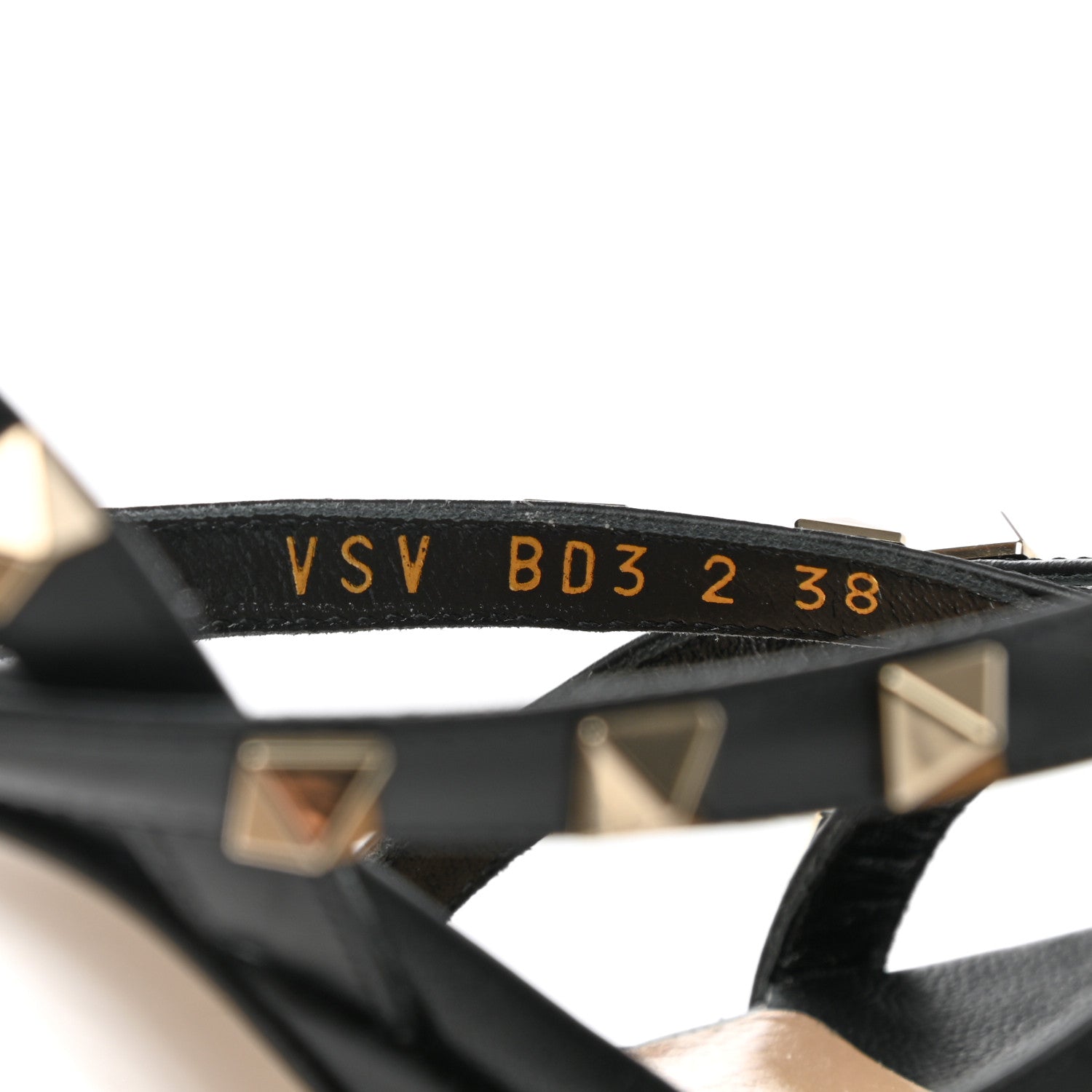 Valentino Garavani Calfskin Nappa Rockstud 35/115mm Platform Sandals 38 Black 6 of 10