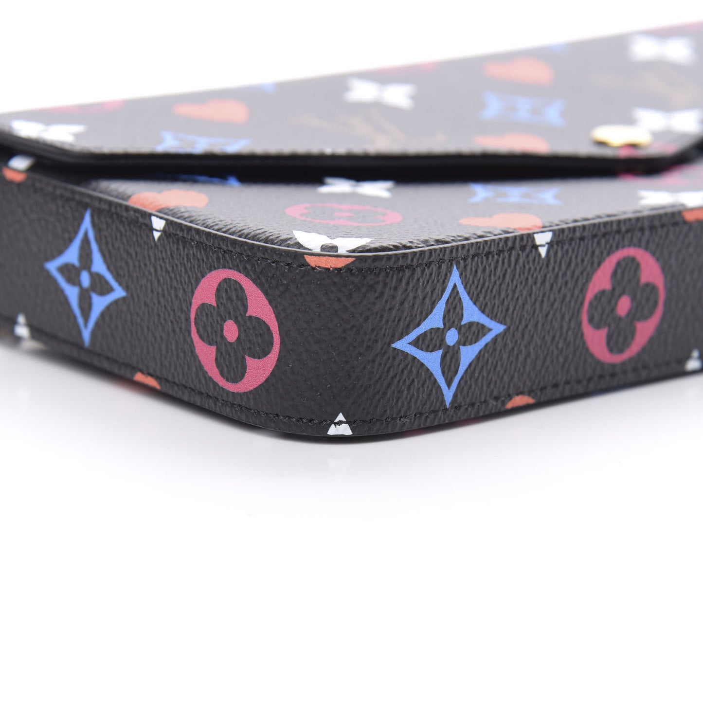 Game On Felicie Chain Wallet Black