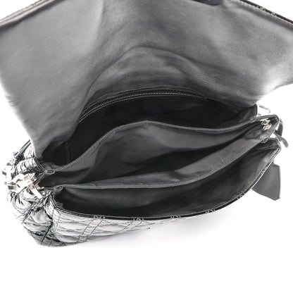 Christian Dior Patent Cannage New Lock Flap Black 5 of 8