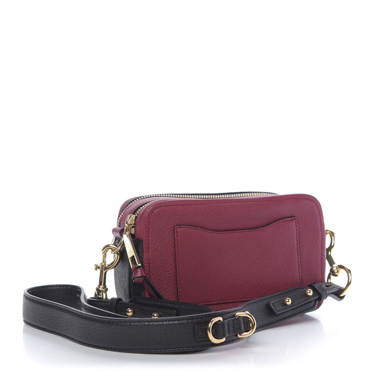 Supple Natural Grain Calfskin Softshot 21 Crossbody Bag Burgundy