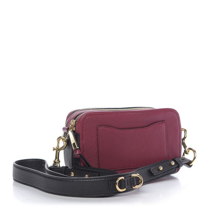 Marc Jacobs Supple Natural Grain Calfskin Softshot 21 Crossbody Bag Burgundy 3 of 9