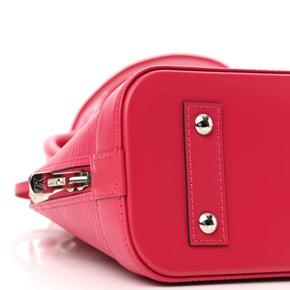 Louis Vuitton Epi Jacquard Alma BB Rose Pondicherry 8 of 9