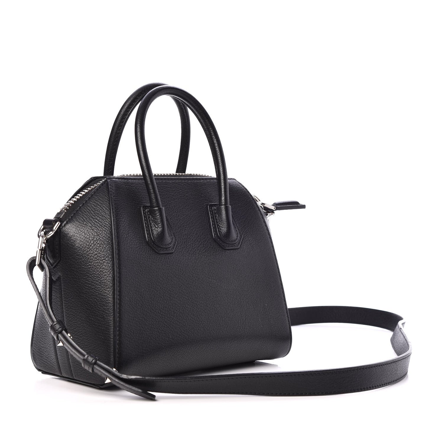 Sugar Goatskin Mini Antigona Black