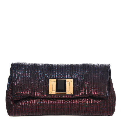 Louis Vuitton Jacquard Quilted Monogram Altair Clutch Marine 1 of 7