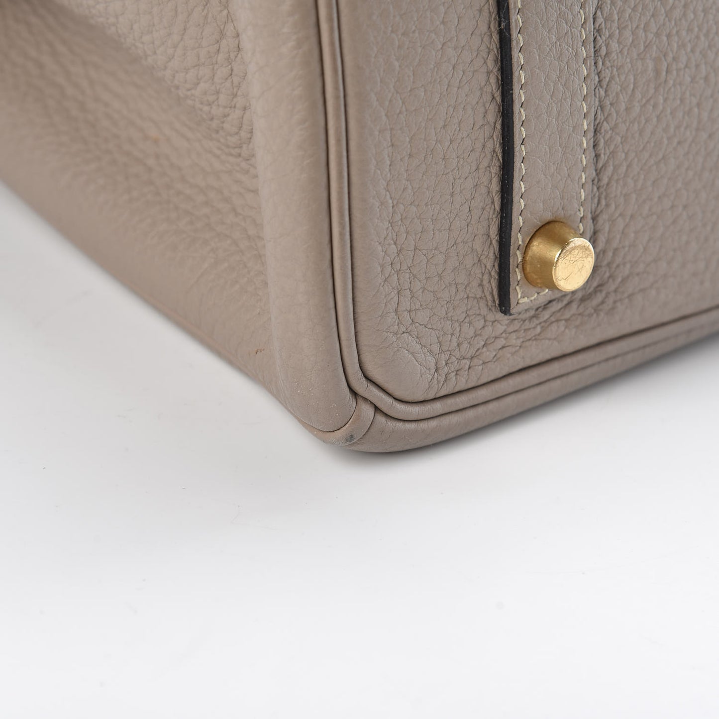 Taurillon Clemence Birkin 35 Gris Tourterelle